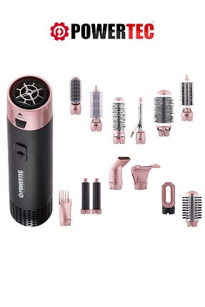 اتو فر کننده مو مشکی 15 میلی متر Powertec - کد 903006372
