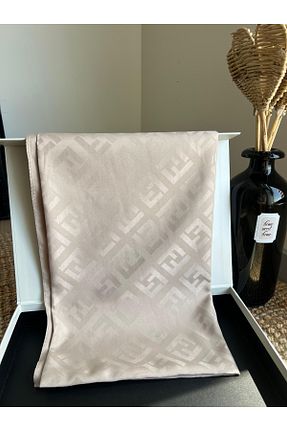 روسری بژ پنبه ای VaVscarfs - کد 931088745