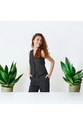 ست بالاتنه و پائین تنه طوسی زنانه بافتنی Lovely butik - کد 931094729