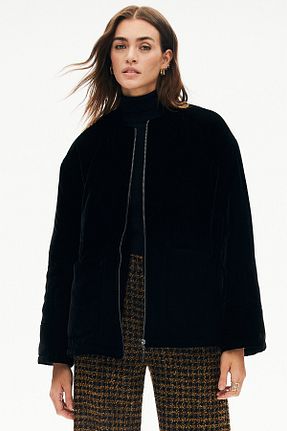 کاپشن مشکی زنانه Relaxed W Collection - کد 767615071