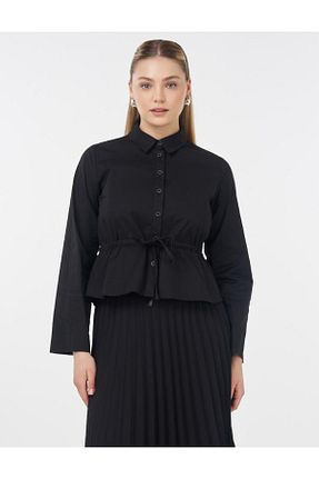 پیراهن حجاب مشکی زنانه رگولار KYR - کد 931105739