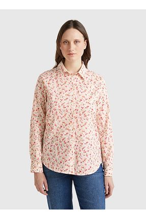 پیراهن بژ زنانه رگولار Benetton - کد 931115052