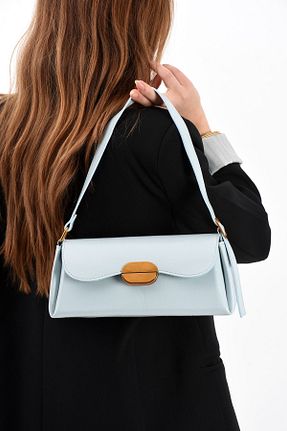 کیف دوشی آبی زنانه چرم مصنوعی Berlin bags - کد 931120130