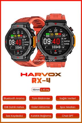 ساعت هوشمند نارنجی گارانتی وارد کننده HARVOX - کد 929885050
