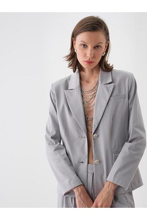 کت طوسی زنانه رگولار Xint - کد 931121594