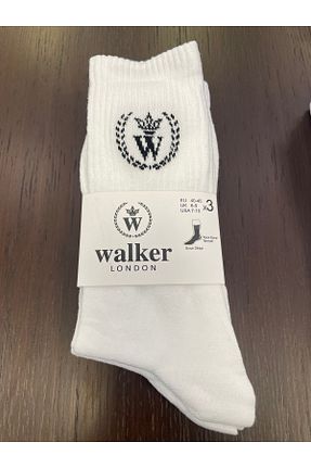 جوراب اسپرت سفید زنانه پنبه ای Walker London - کد 815376466