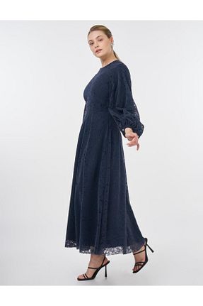 لباس حجاب سرمه ای رگولار Kayra - کد 931146682