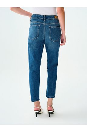 شلوار جین قهوه ای زنانه پاچه تنگ Loft - کد 2800100