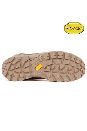 بوت / نیم بوت بژ مردانه چرم مصنوعی YDS - کد 931156310