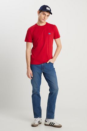 شلوار جین آبی مردانه پاچه تنگ Wrangler - کد 931217915