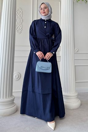 لباس حجاب سرمه ای زنانه رگولار InStyle - کد 931154937