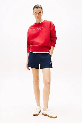 شلوارک و برمودا سرمه ای زنانه رگولار Tommy Hilfiger - کد 931210512