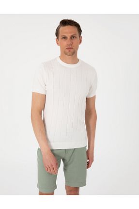 تیشرت نباتی مردانه اسلیم فیت Pierre Cardin - کد 931178297