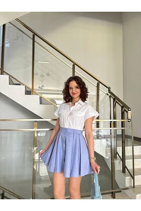 لباس آبی زنانه بافتنی Butik - کد 931207262
