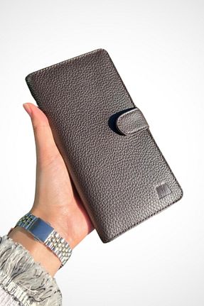 کیف پول قهوه ای زنانه سایز متوسط MFT Leather Design - کد 677079143