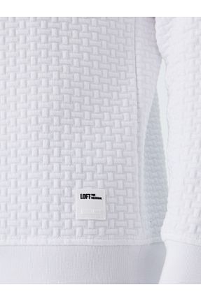 سوئیشرت سفید مردانه ساده Loft - کد 341623082