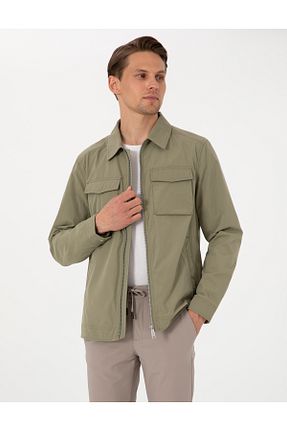 کاپشن خاکی مردانه رگولار Pierre Cardin - کد 922186168