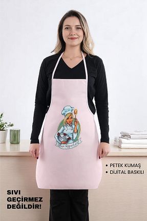 دستکش و پیشبندآشپزخانه صورتی پلی استر sevilya - کد 931219837