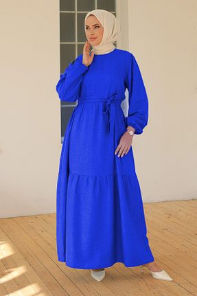لباس حجاب آبی زنانه A-line TOFİSA - کد 892639992