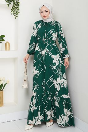 لباس حجاب خاکی زنانه رگولار InStyle - کد 931233643