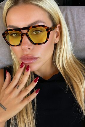 عینک آفتابی زرد زنانه 56 Goldmine - کد 931244519