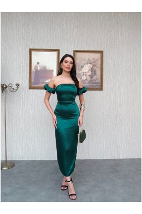 لباس سبز زنانه بافتنی ESRAHELVACI - کد 817290960