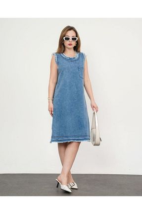 لباس آبی زنانه جین Genel Markalar - کد 931234380