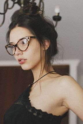 عینک محافظ نور آبی مشکی زنانه شیشه Jwl - کد 316238349