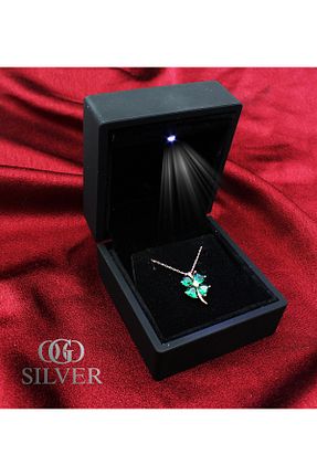 گردنبند نقره طوسی زنانه 925 عیار OGO SİLVER - کد 926381404