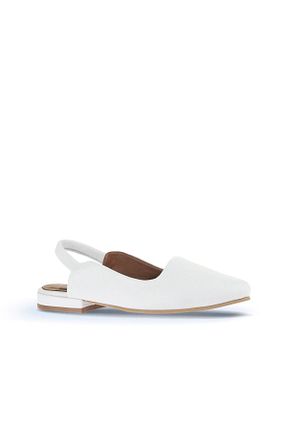 صندل سفید زنانه پاشنه تخت Bueno Shoes - کد 814515586