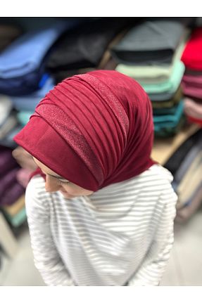 روسری زرشکی İpek Tivil Gülnur tasarım - کد 931243325