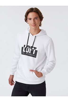 سوئیشرت سفید مردانه ساده Loft - کد 368303476
