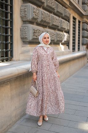لباس قهوه ای زنانه بافتنی LOCCO - کد 931267665