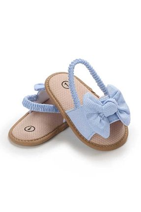 صندل آبی بچه گانه پاشنه تخت damla kids wear - کد 931243300