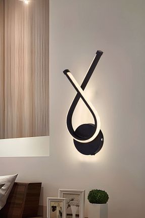 چراغ دیواری مشکی فلزی Luna Lighting - کد 931251667