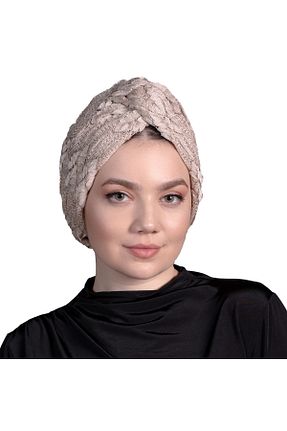 روسری بژ ساده Bitter Colors - کد 931216402