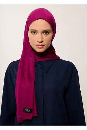 شال زرشکی زنانه پنبه ای RABIAZ - کد 931257177
