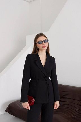 ست بالاتنه و پائین تنه مشکی زنانه بافت Castivo Fashion - کد 931267240