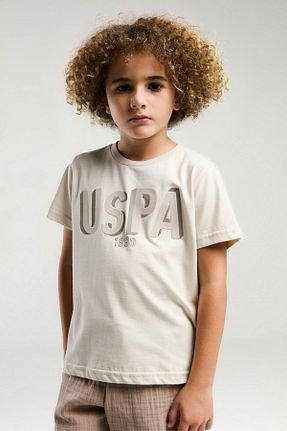 ست بالاتنه و پائین تنه بژ بچه گانه بافت U.S. Polo Assn. - کد 931281000