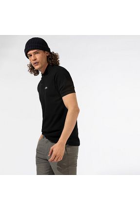 پولوشرت مشکی مردانه %100 پنبه Lacoste - کد 3070087