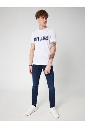 تیشرت سفید مردانه رگولار Loft - کد 673835692