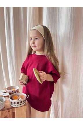 تیشرت زرشکی بچه گانه اورسایز Oh La La Koala For Little Ones - کد 932249379