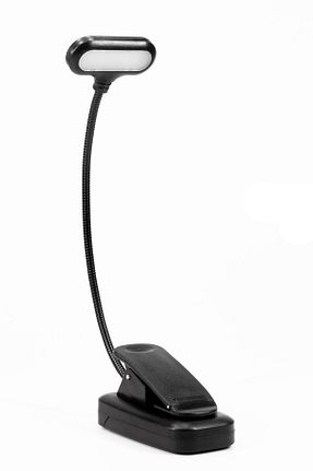 چراغ مطالعه / رومیزی سفید پلاستیک rennway - کد 70790156