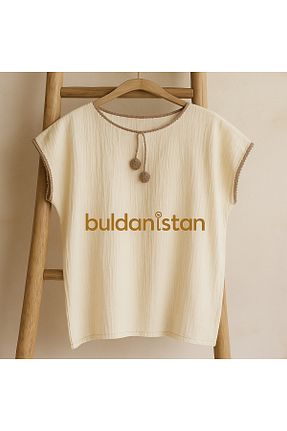 بلوز بژ زنانه Saç Örgü buldanistan - کد 842594236