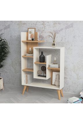 قفسه کتاب سفید 126 سانتی متر lagomood - کد 37542042