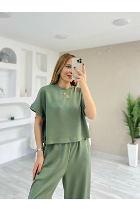 ست گرمکن رنگی زنانه پاچه لوله تفنگی İrka Moda - کد 931305083