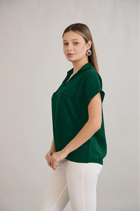 بلوز سبز زنانه ساده HOFY - کد 931305018