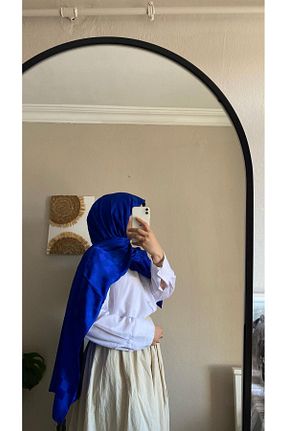 شال سرمه ای زنانه پنبه پلی استر Style vibe - کد 775162636
