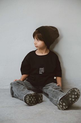 تیشرت مشکی بچه گانه اورسایز Oh La La Koala For Little Ones - کد 931206142