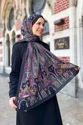شال رنگی زنانه Kesik Elyaf Sultan Eşarp - کد 931302673